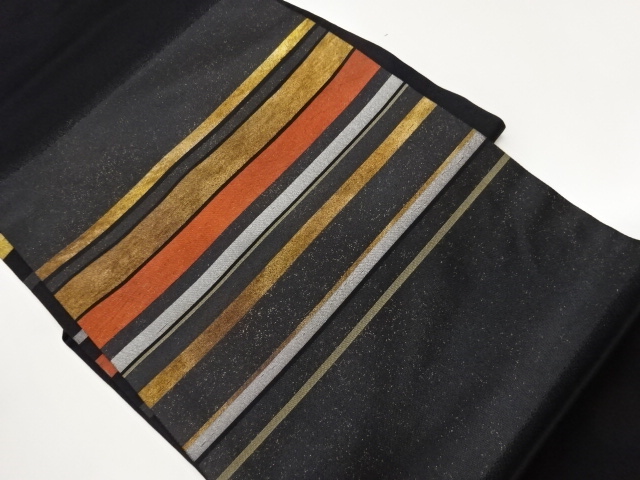 JAPANESE NAGOYA OBI / WOVEN STRIPE